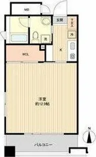 リバーフロントレジデンス【2階】の間取り