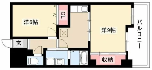 メゾン北千種【4階】の間取り