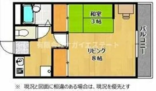 ラフェスタ加東【3階】の間取り