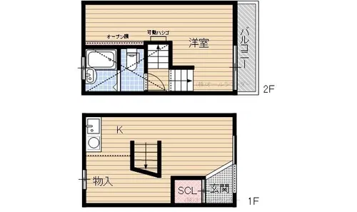 メゾン・ド・蔵大手町【1階】の間取り