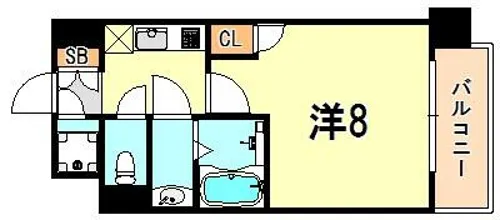 アーバングリーン兵庫ステーションフロント【8階】の間取り