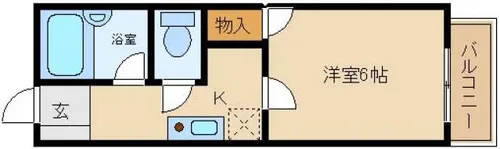 NM・Sept【108号室】の間取り