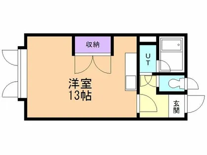 川辺ハイツ【102号室】の間取り