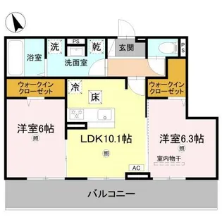 D’s 北条1丁目【1階】の間取り