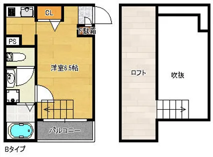 エバーグリーンテラス【1階】の間取り