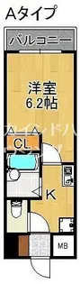 ウィンヒルズ難波南【3階】の間取り
