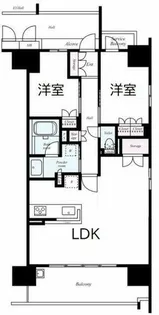 プレサンスロジェ大阪福島【3階】の間取り