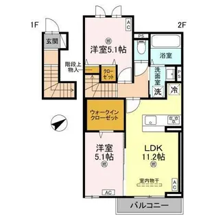 Anpool【2階】の間取り