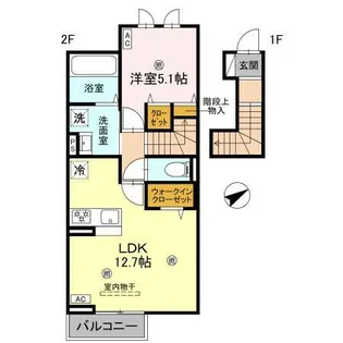 Anpool【2階】の間取り