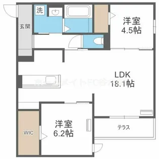 Maison de Espoir 永田【1階】の間取り