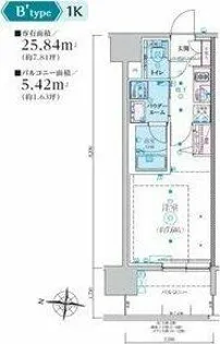 リヴシティ新栄【4階】の間取り