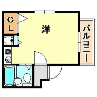 ラムール春日野道【4階】の間取り