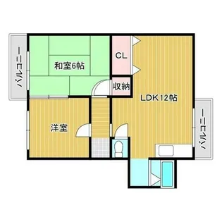 宮川荘【3階】の間取り