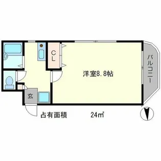 まちゃまちゃ【3階】の間取り