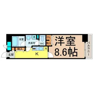 Enchante泉(アンシャンテ泉)【3階】の間取り