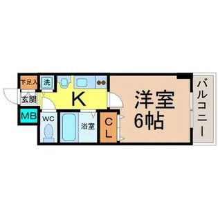 プレサンス久屋大通公園サウス【9階】の間取り