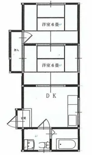 コーポラスC棟【301号室】の間取り
