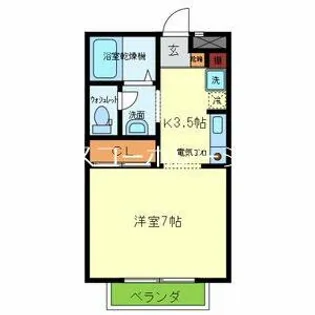 メゾンCOCO【2階】の間取り