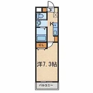 名古屋七条エンブルコート【5階】の間取り