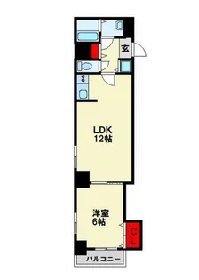 LE GRAND BLEU(グランブルー)【102号室】の間取り