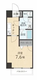 GRANDEUR住吉壱番館【8階】の間取り
