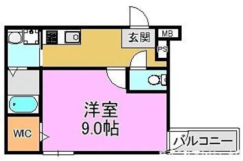 フジパレス高井田Ⅲ番館【1階】の間取り