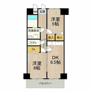 デイグラン長居公園【2階】の間取り