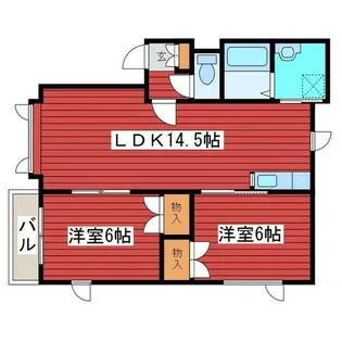 エースティック西岡B【201号室】の間取り