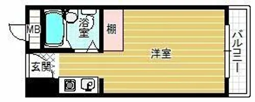 ルミエール旭ヶ丘【3階】の間取り