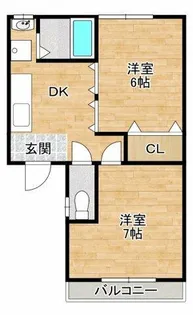 大阪府箕面市瀬川5丁目【マンション】の間取り