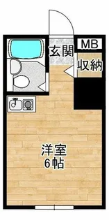 クレセル箕面【1階】の間取り