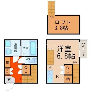 ハーモニーテラス野並Ⅲ【1階】の間取り