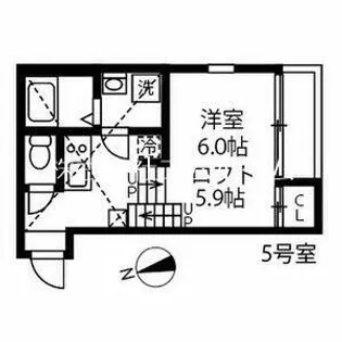 ハーモニーテラス大杉町Ⅲ【1階】の間取り
