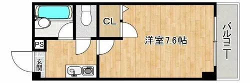 第二福井マンション【1階】の間取り