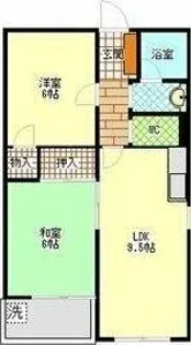 スカイハイツ【3階】の間取り