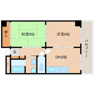 ダイシンマンション【3階】の間取り