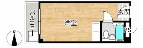 大阪府吹田市江坂町5丁目【マンション】の間取り