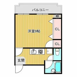 穂積マンション【5階】の間取り