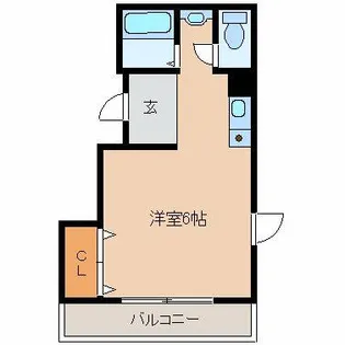 アドウニス【2階】の間取り