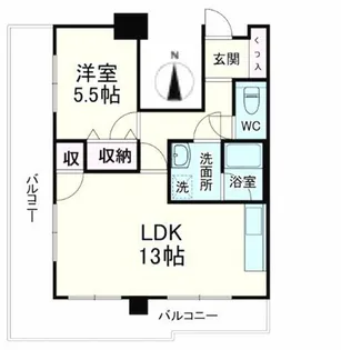 パラティーノ井東【2階】の間取り