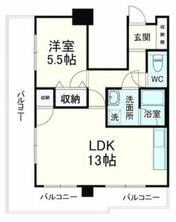 パラティーノ井東【6階】の間取り