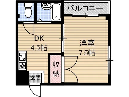 エクセレント中村【2階】の間取り
