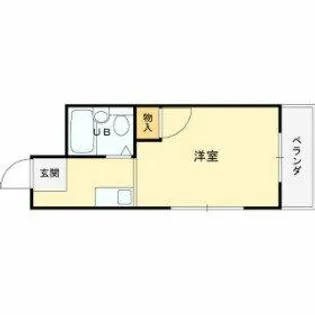 ファミリーハイツ【2階】の間取り