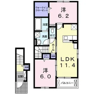 GRAN PASEO【2階】の間取り