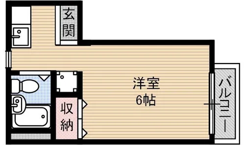 ホウワハイツ【206号室】の間取り