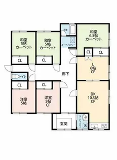 勝栄マンション【1F号室】の間取り