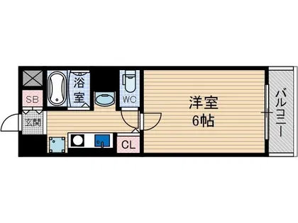 フリックコート東急【2階】の間取り