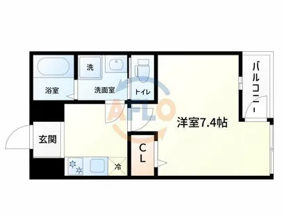 REGIES塚本【2階】の間取り