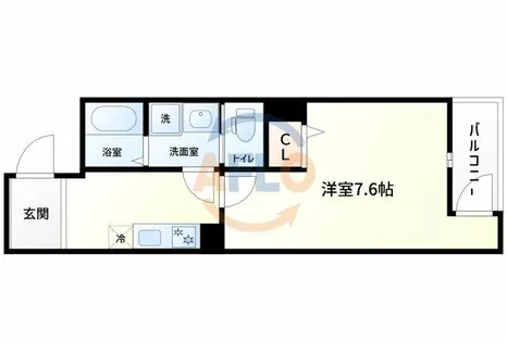 REGIES塚本【2階】の間取り