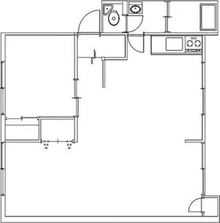 グリーンハイツ毛賀知【5階】の間取り